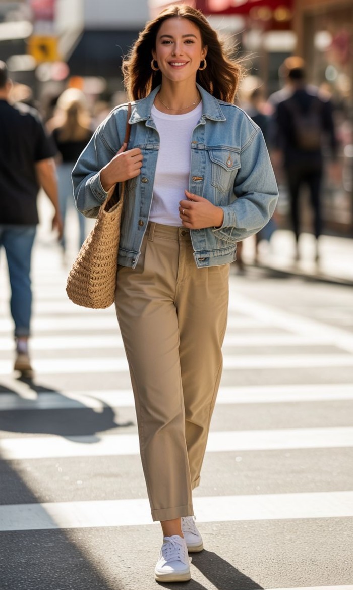 لباس رنگ بژ با آبی