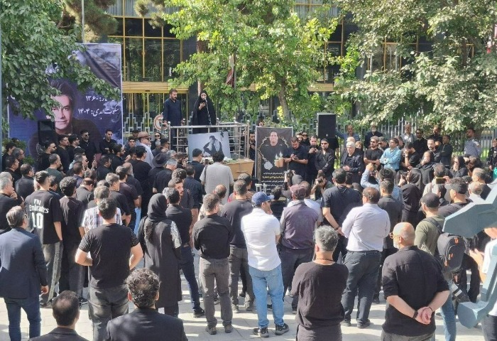 مراسم تشییع امید جهان