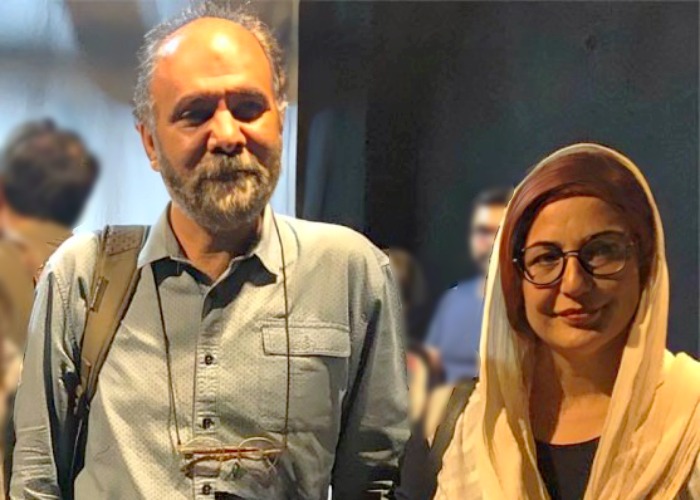 امیر دژاکام و همسرش