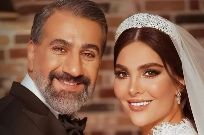 محمد نادری و همسرش 