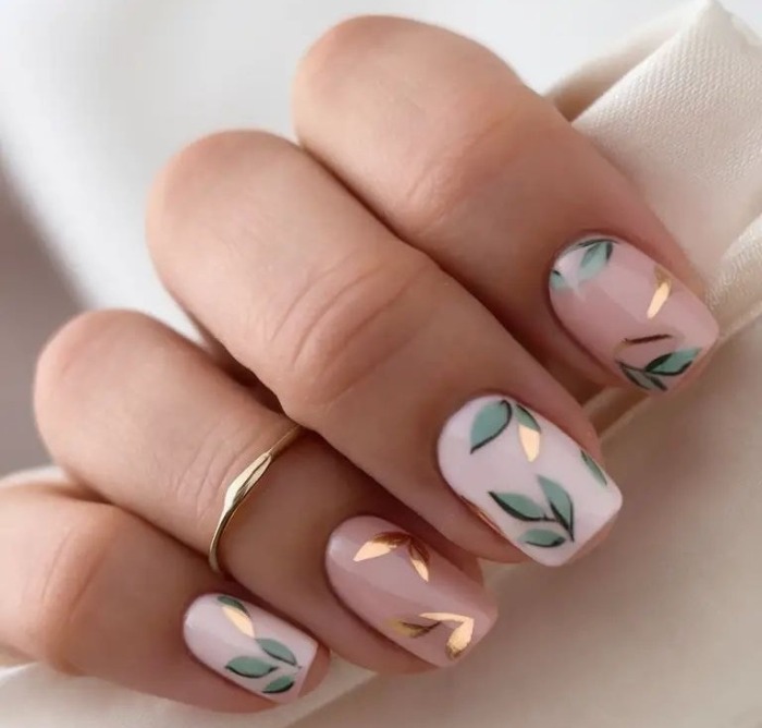 طراحی لاک ژل روی ناخن طبیعی مدل لاک ژل روی ناخن طبیعی