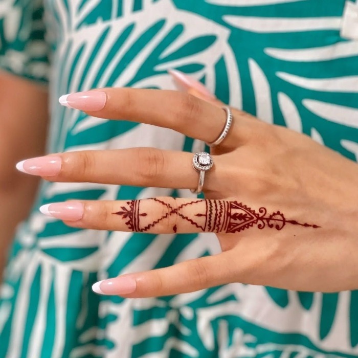 عکس نقش حنا جدید نقش حنا جدید