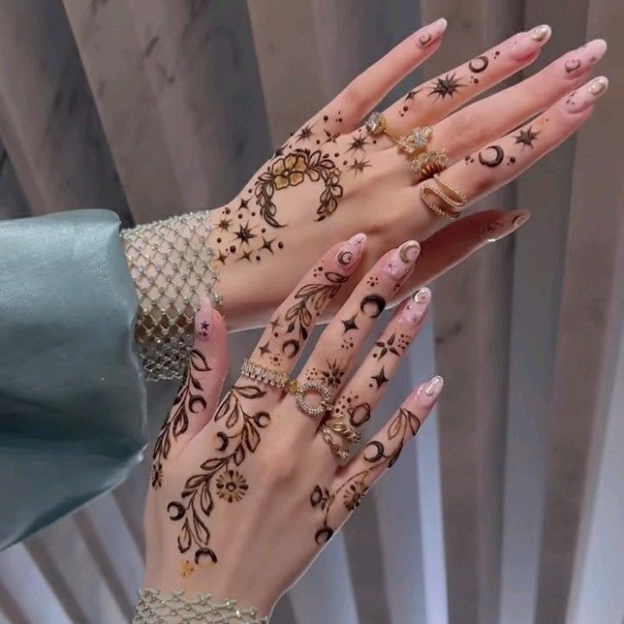 مدل نقش حنا جدید