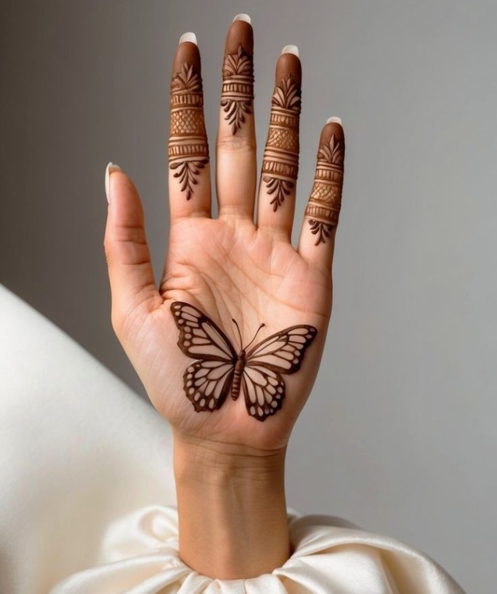 مدل نقش حنا ساده نقش حنا ساده