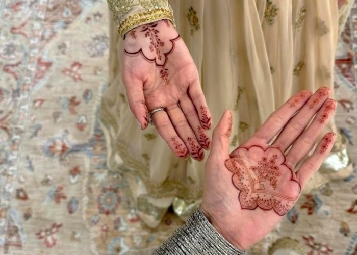 نقش حنای جدید، ساده و ظریف دست واسه دخترهای خاص پسند