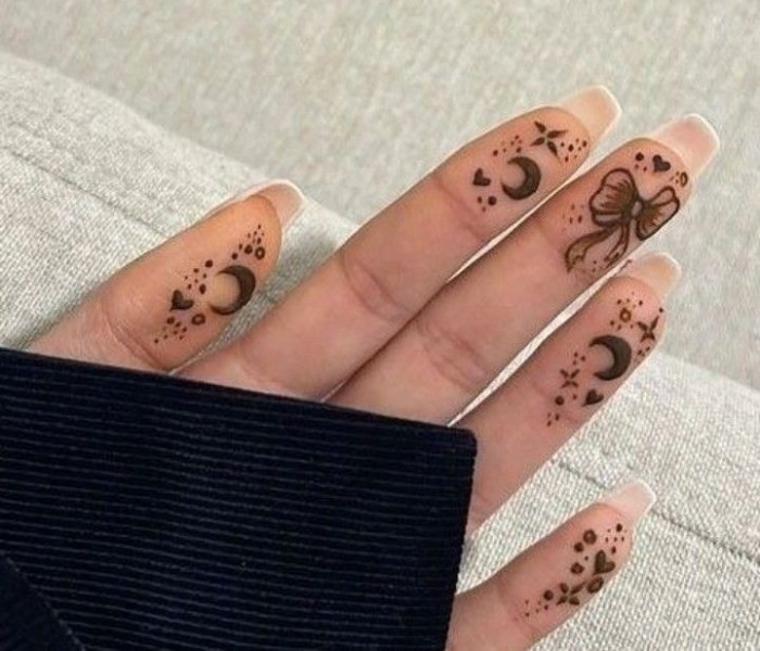 نقش حنای جدید، ساده و ظریف دست واسه دخترهای خاص پسند