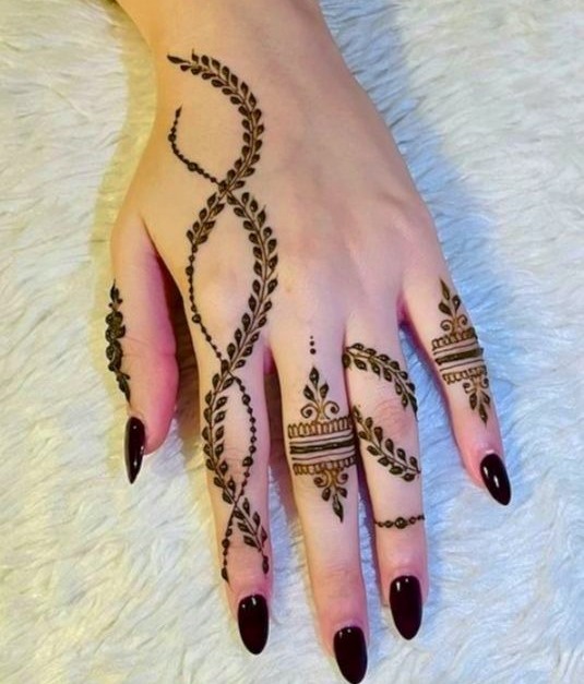 طرح های حنا مارپیچ طرح حنا مارپیچ