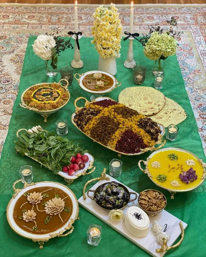 سفره حضرت زهرا 