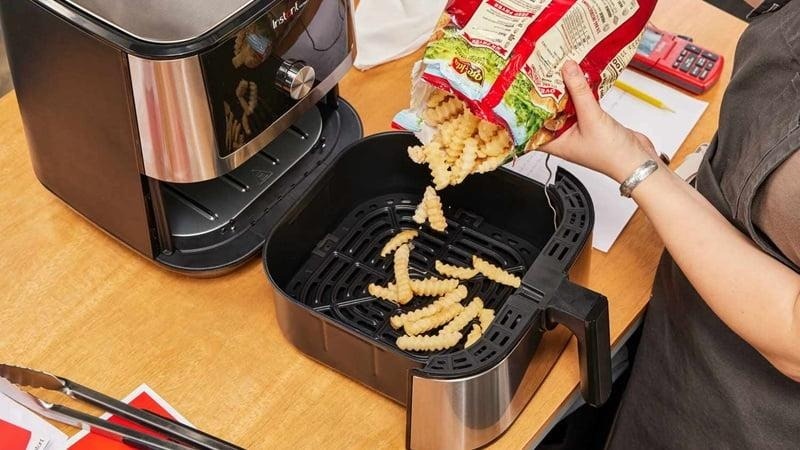 سرخ کردن سیبزمینی در سرخ کن بدون روغن