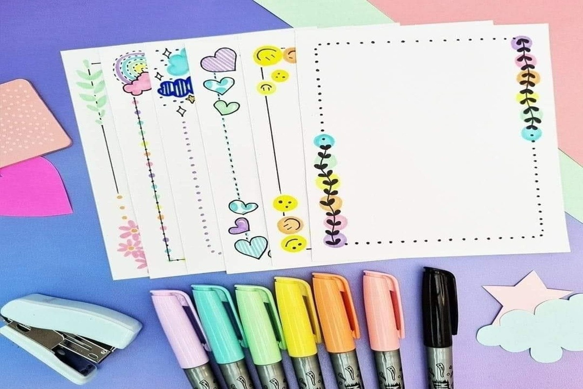 نقاشی حاشیه دفتر