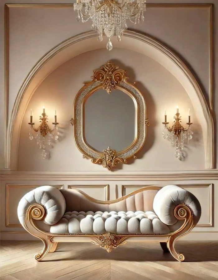 مبل شزلون فرانسوی و کلاسیک مبل شزلون کلاسیک