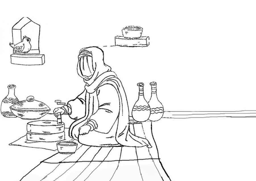 نقاشی در مورد حضرت فاطمه کلاس اول تا چهارم