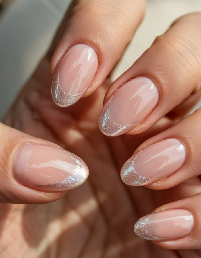 لاک ناخن بدون طراحی لاک ساده