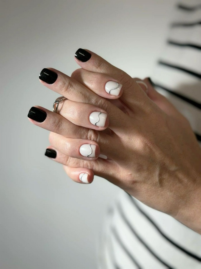 ترند طراحی ناخن کوتاه