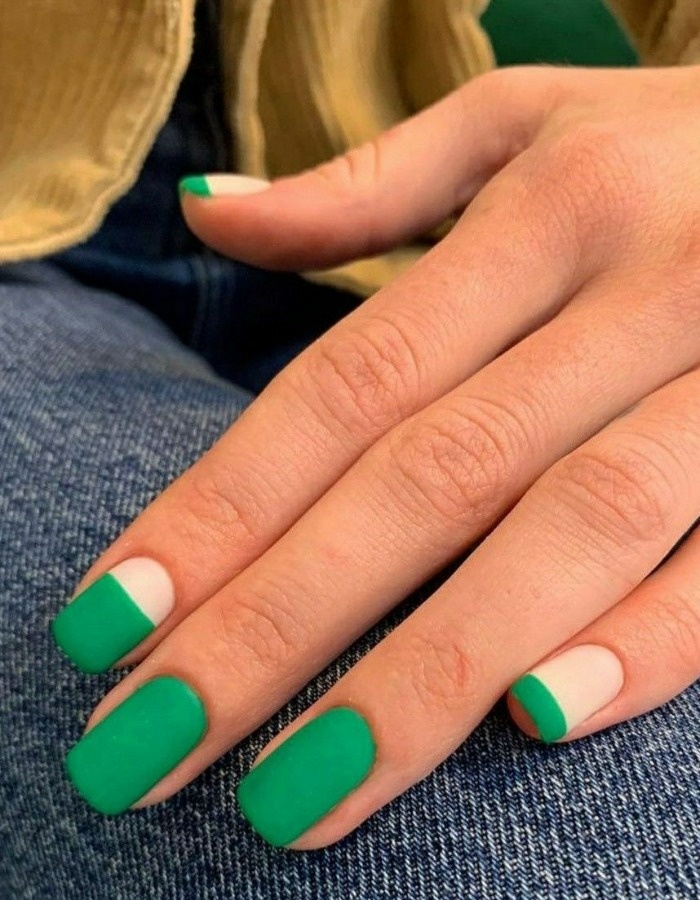 لاک ناخن ساده دیزاین ناخن