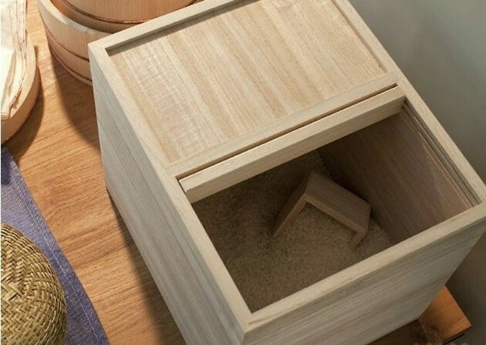 مدل سطل‌های برنج چوبی