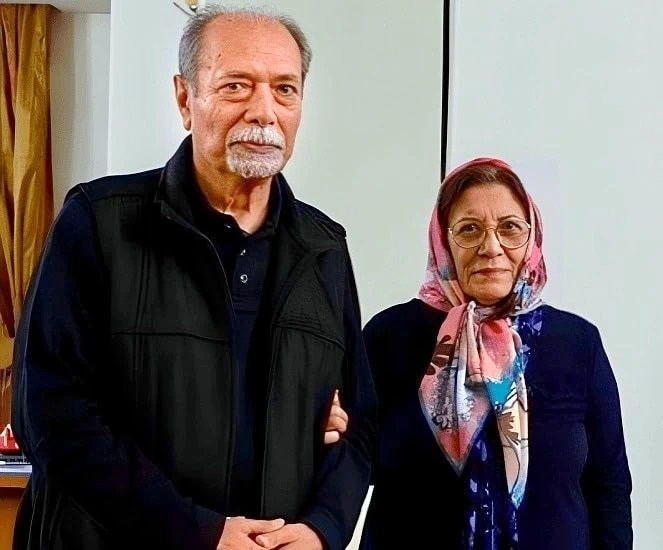 علی نصیریان و همسرش