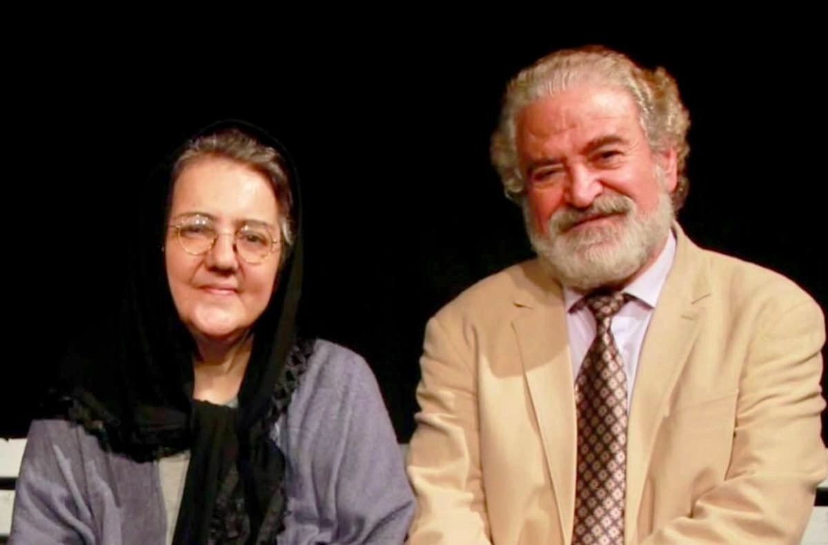 کاظم هژیرآزاد و همسرش