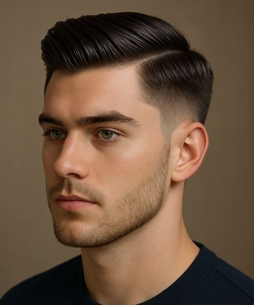 مدل موی مردانه فرق کج کلاسیک مدل موی فرق کج کلاسیک
