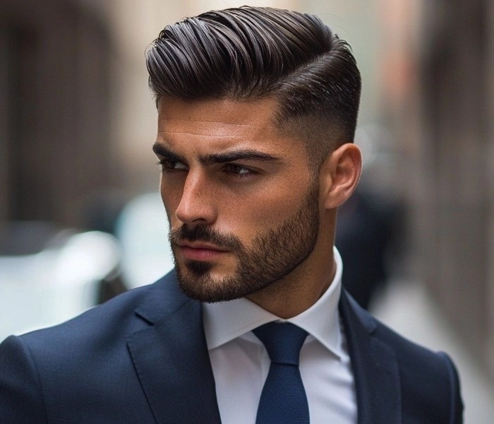 مدل موی کوتاه و مرتب با فرق جانبی مدل موی مردانه کوتاه