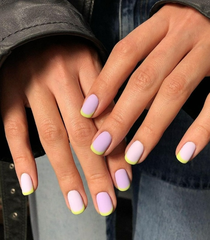 لاک ژل زیبا ساده و دخترانه لاک دخترانه