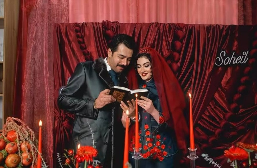 اولین یلدای مریم مومن و سهیل قاصدی