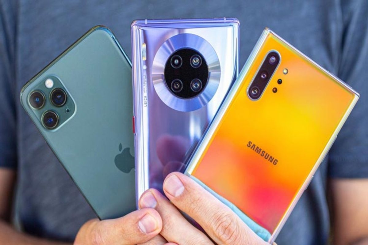 گوشی سامسونگ، شیائومی و آیفون
