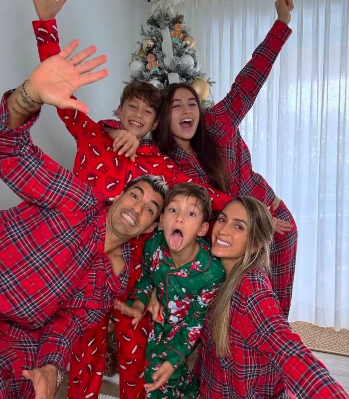 لوییس سوارز و همسرش