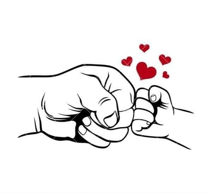 نقاشی روز پدر خیلی خیلی آسان