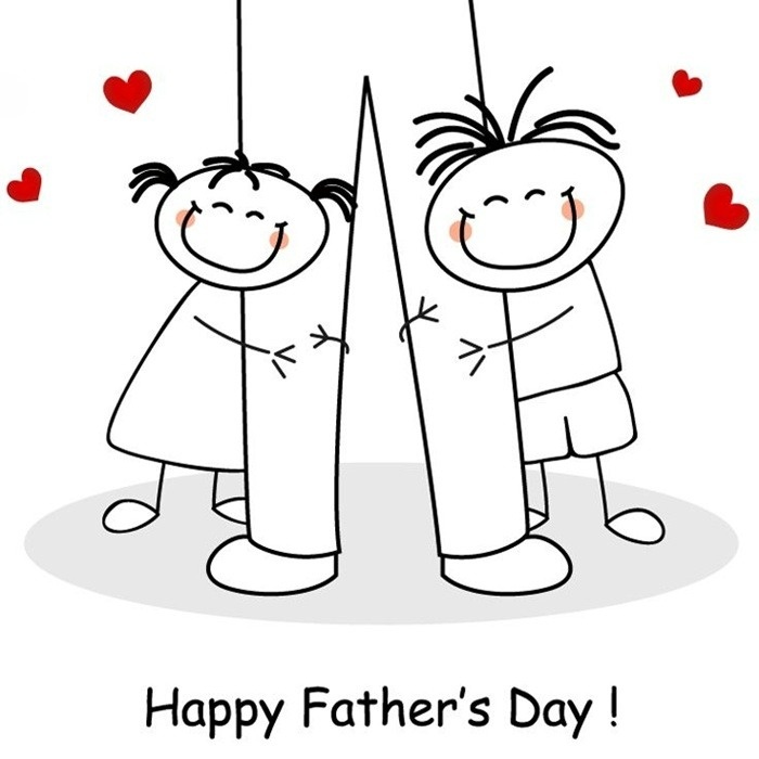 نقاشی روز پدر زیبا