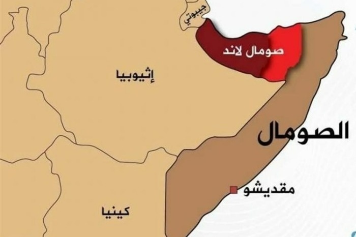 نقشه سومالی لند 