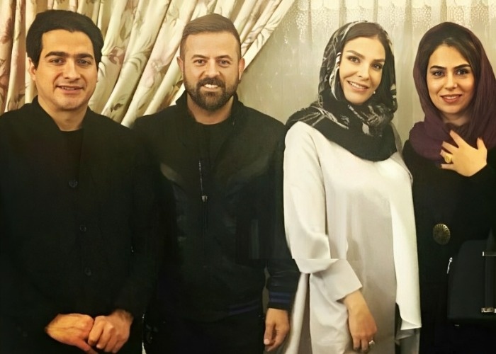 هومن سیدی و همسرش