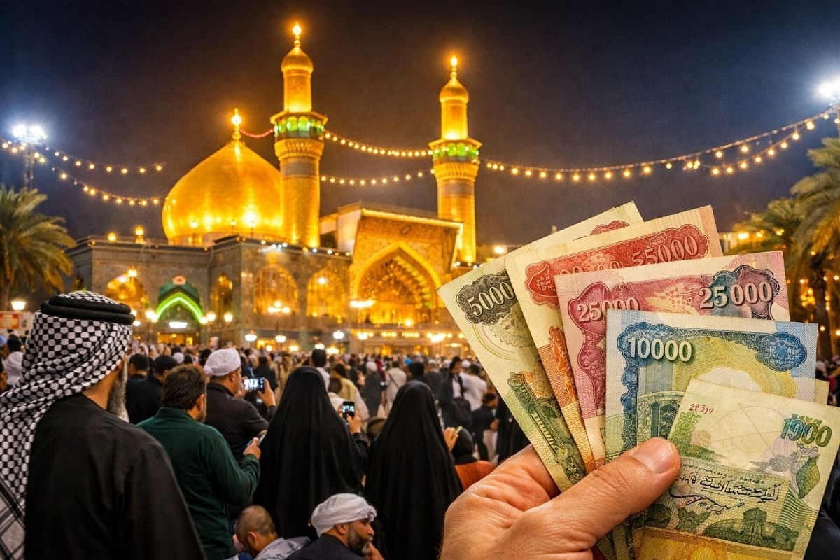 دینار برای زائران نجف