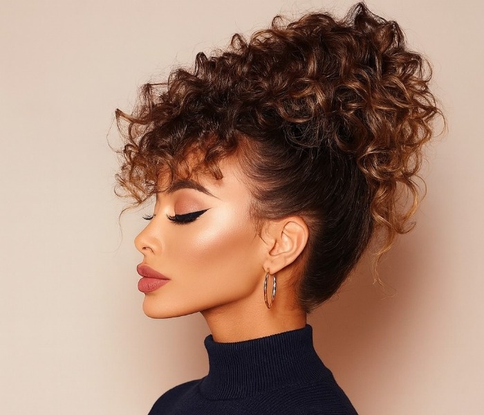 موی فر کوتاه به سبک گوجهای موی فر گوجهای