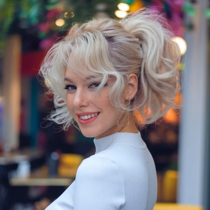 مدل مو فر کوتاه با دماسبی باز مدل مو فر دماسبی