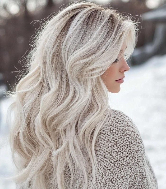 رنگ مو یخی استخوانی