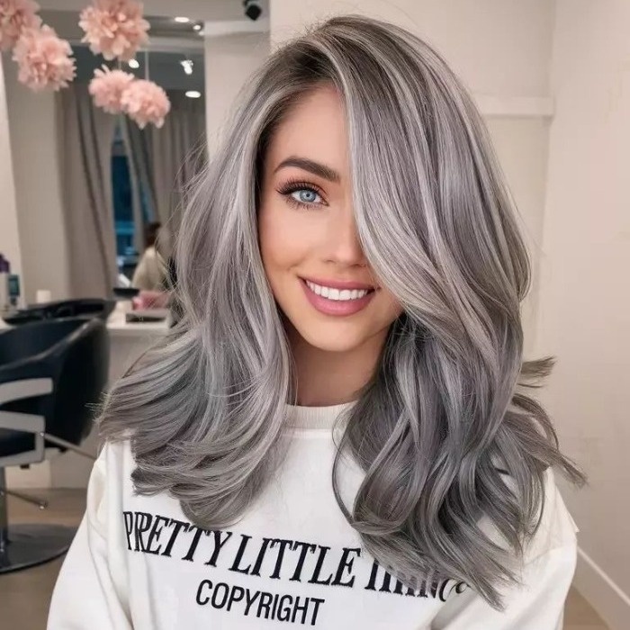 رنگ مو استخوانی دودی