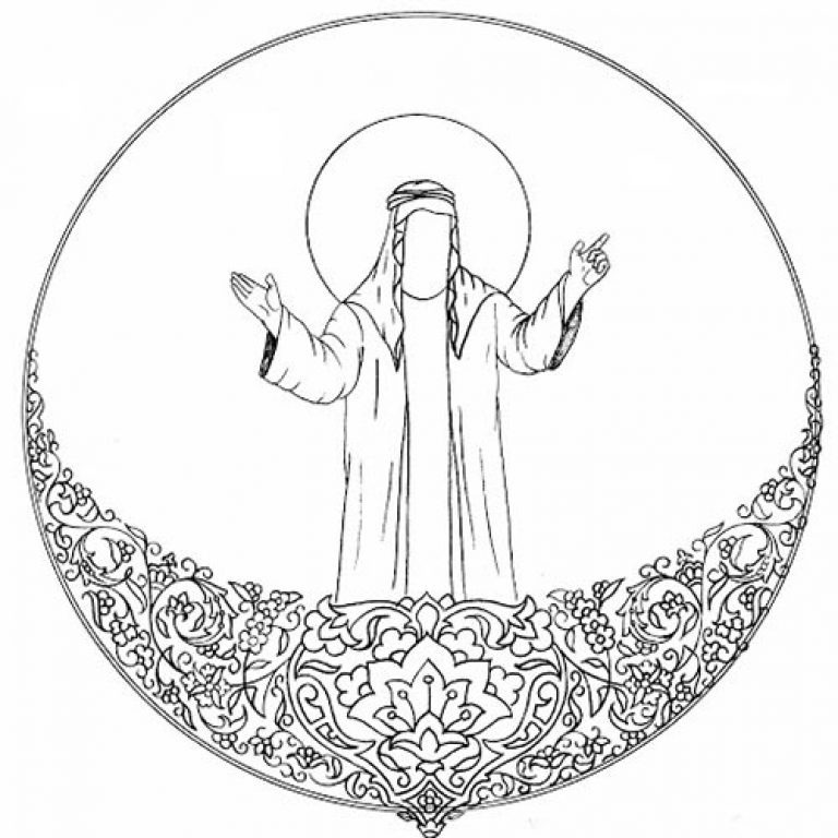 نقاشی نیمه شعبان برای کلاس سوم