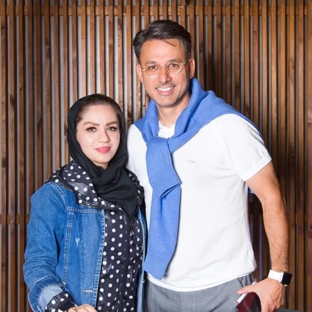 مهدی توتونچی و همسرش