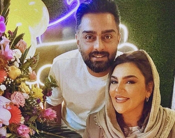 عکس ایمان قیاسی و همسرش