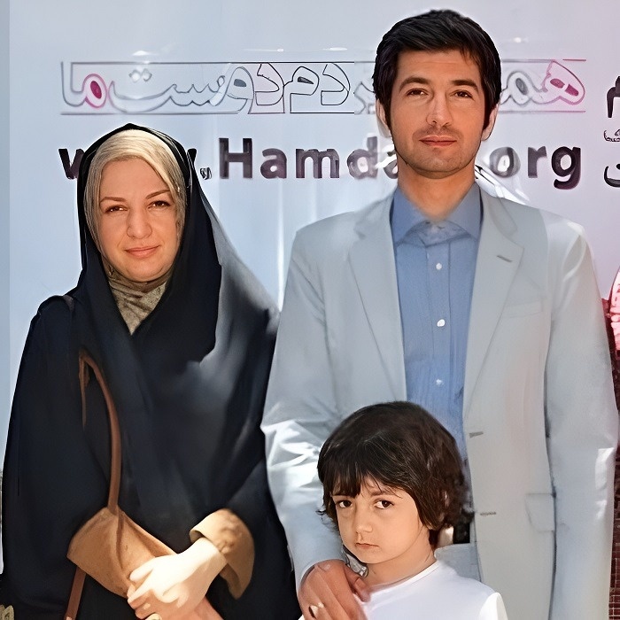 نجم الدین شریعتی و همسرش