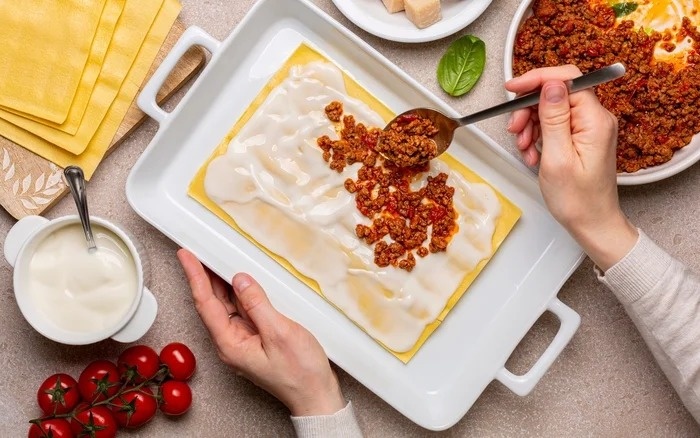 مواد لازم لازانیا