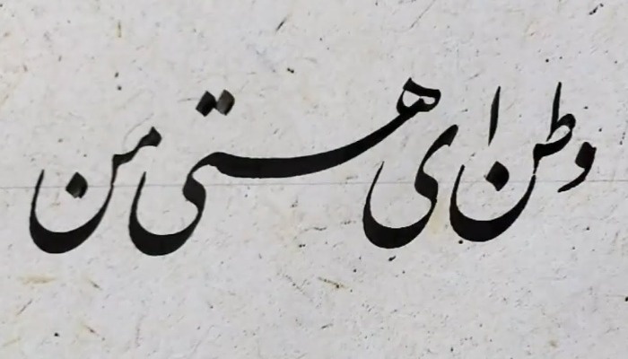 شعر نام جاوید وطن از کیست؟