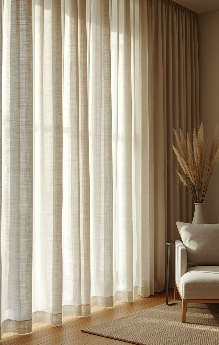 پرده‌های مینیمال مدرن