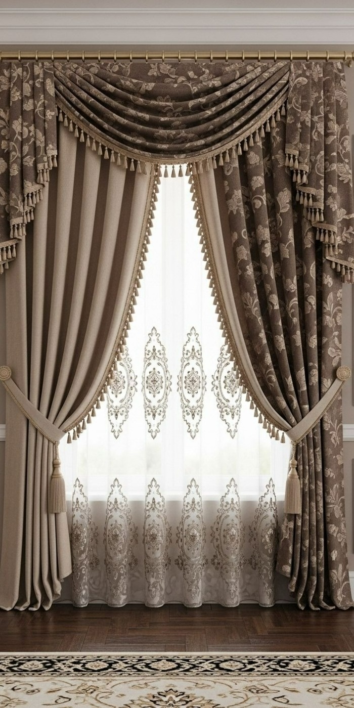 پرده‌های سلطنتی و مجلل