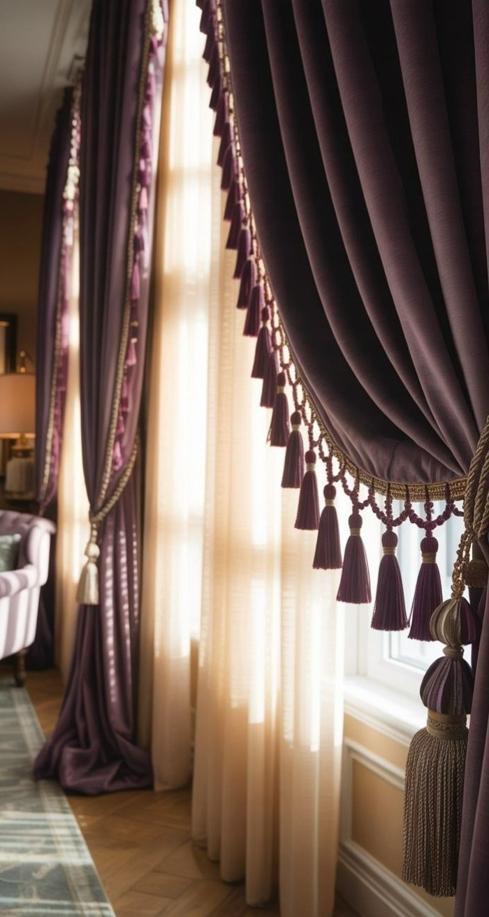 پرده‌های سلطنتی و مجلل