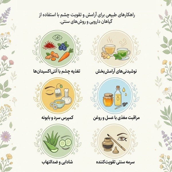 روش‌های سنتی کاهش حساسیت چشم به نور