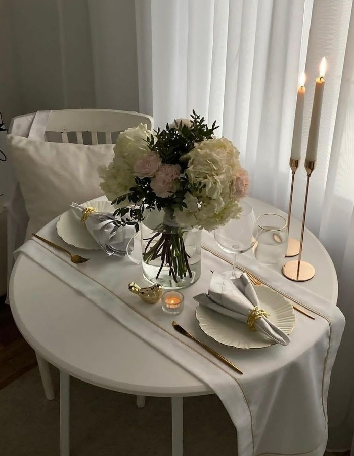 تزیین میز عاشقانه برای مناسبت‌های مختلف