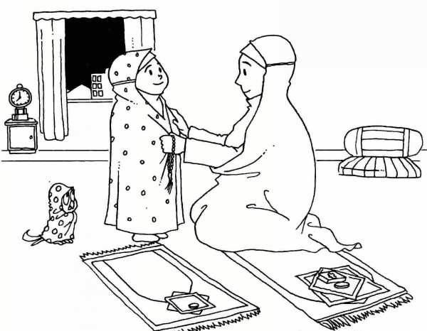 نقاشی ماه رمضان زیبا