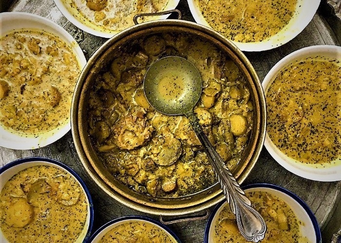 آبگوشت بادمجان و کشک